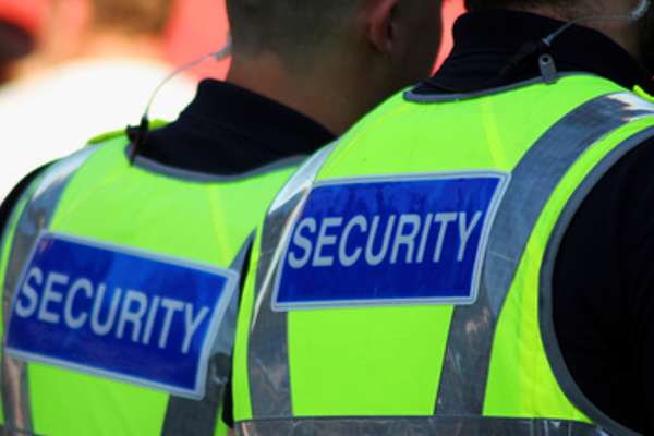 Security Workers High Vis